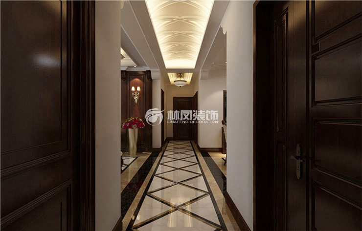 碧桂園天墅-200平-美式風(fēng)格-過廊.jpg