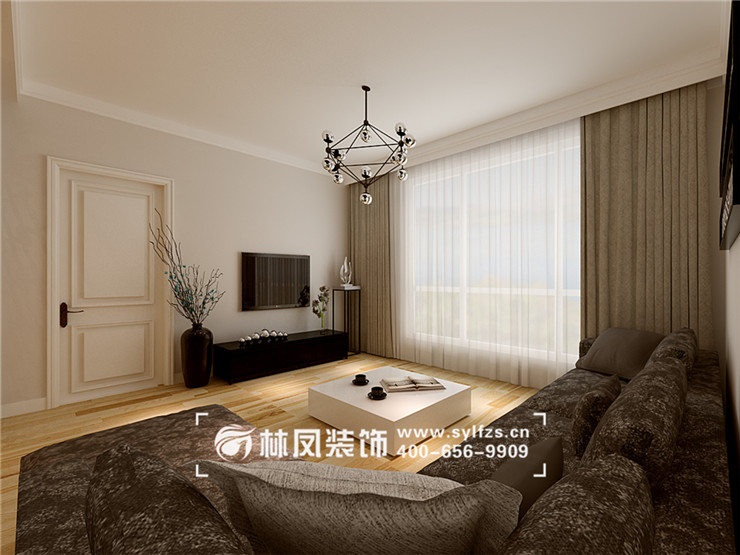 尤純博-保利五月花-簡(jiǎn)約風(fēng)格-133㎡-客廳電視背景墻.jpg